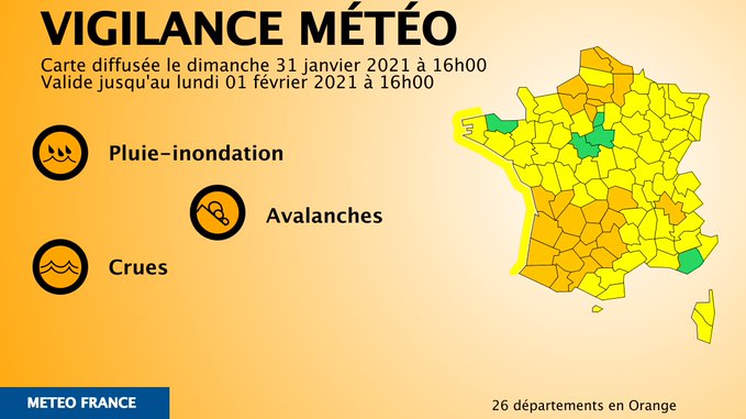 Sept Nouveaux D Partements Du Sud Ouest Plac S En Vigilance Orange Pour