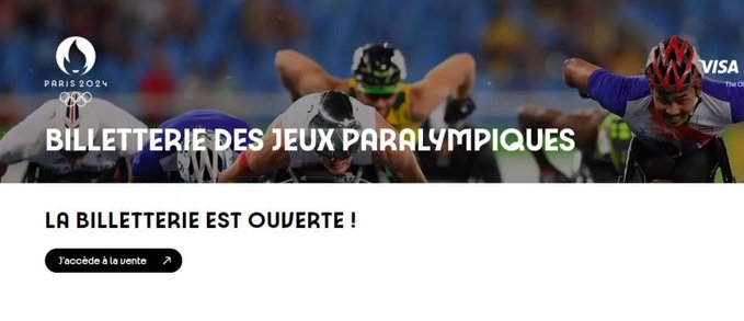 La Billetterie Des Jeux Paralympiques De Paris-2024 A Ouvert Ce Matin ...